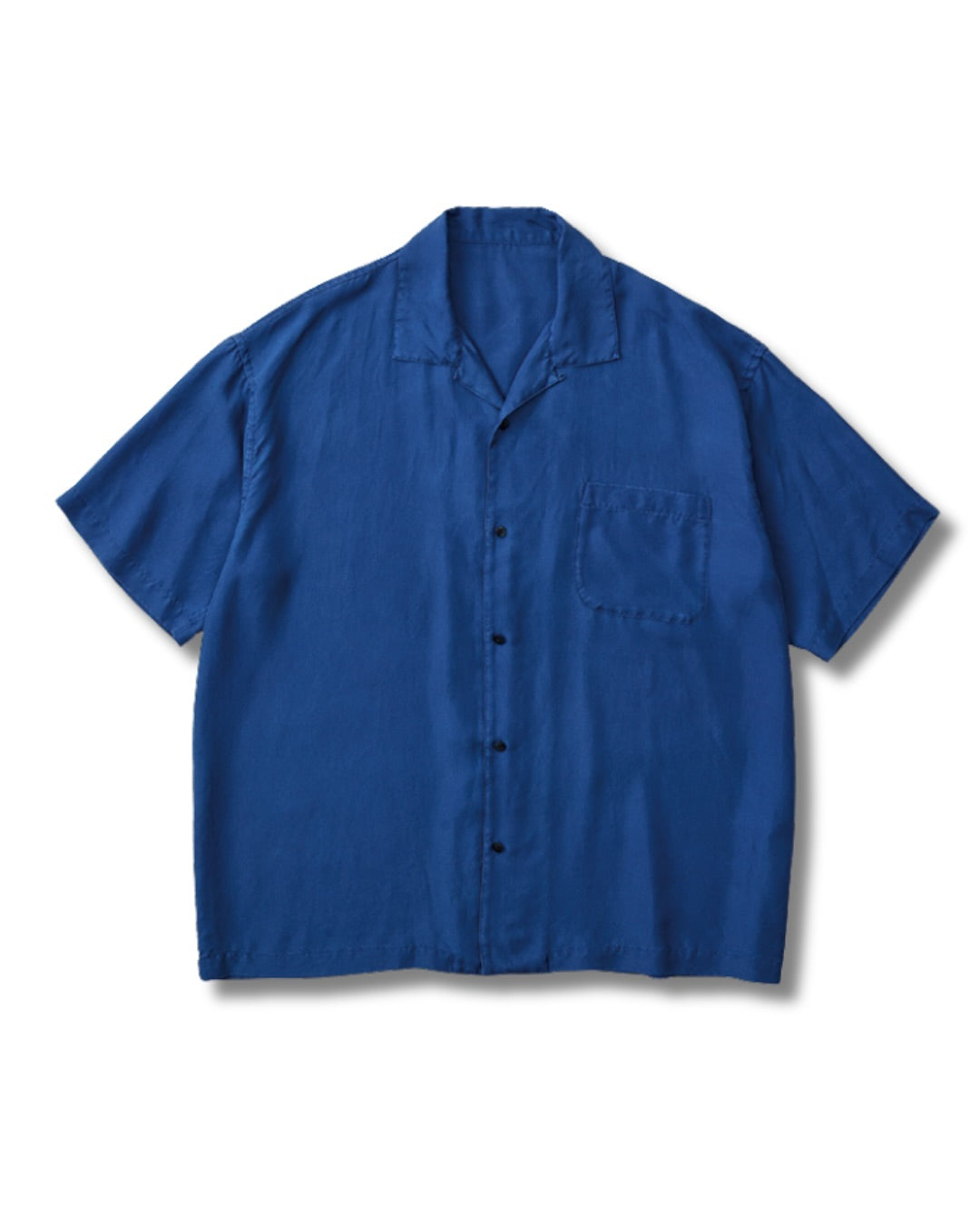 PORTER CLASSIC / H/W INDIGO SILK SHIRT