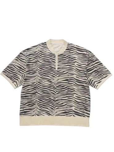 visvim 26SS MONDO HENLEY ZIP S/S QUAGGA
