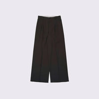 YOKE 26SS 3pleated Wide Leg Trousers