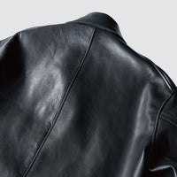 YOKE / Cut-Off Leather Car Coat