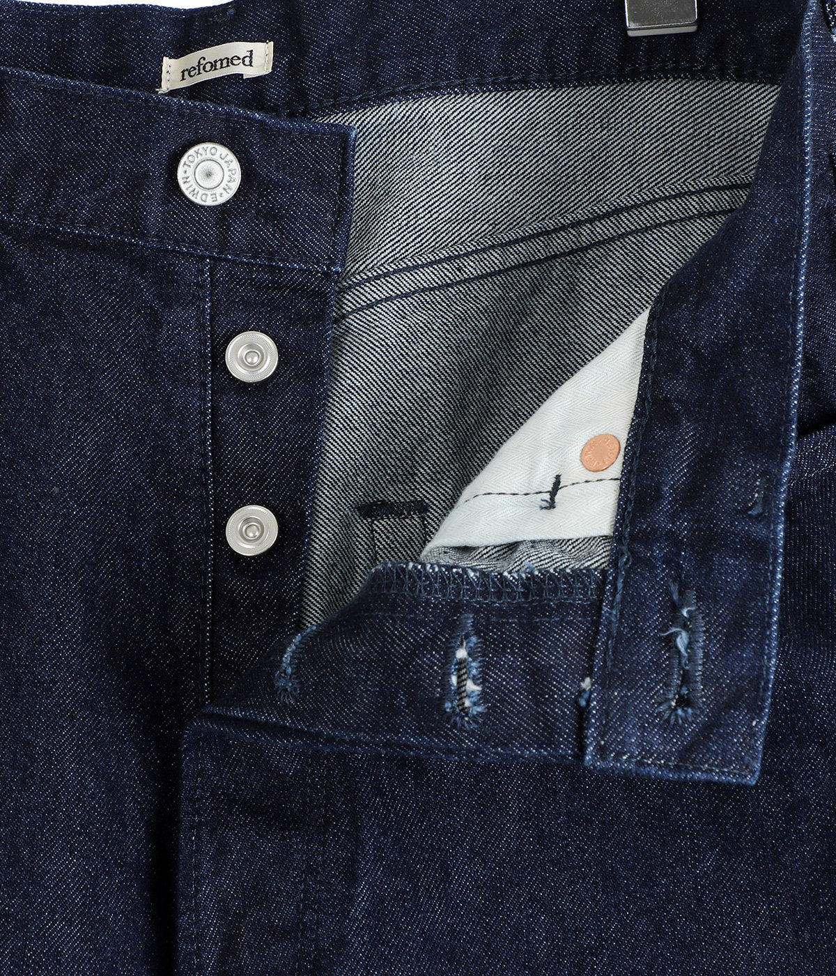 refomed / FRESH MAN DENIM WIDE PANTS by EDWIN “OW“