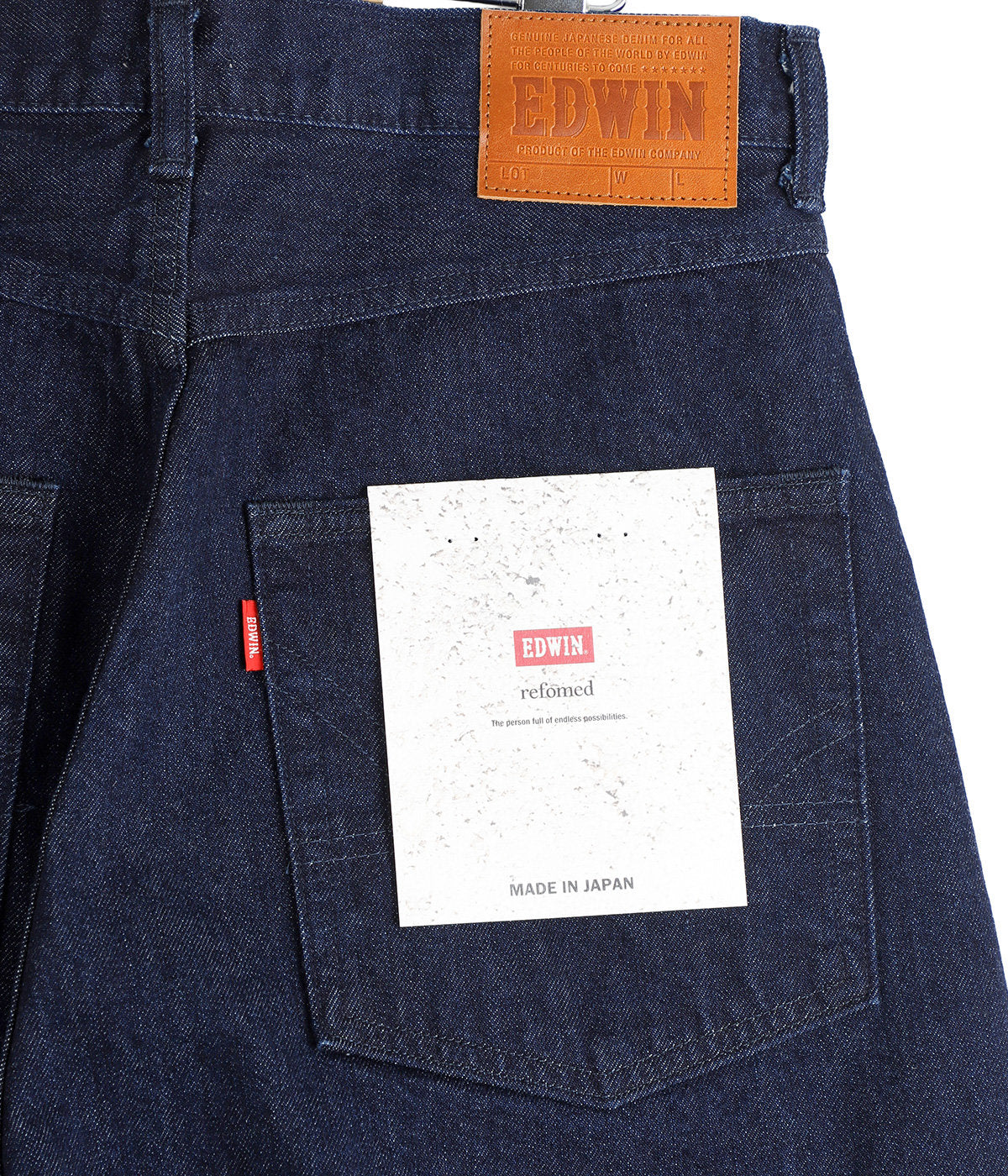 refomed / FRESH MAN DENIM WIDE PANTS by EDWIN “OW“