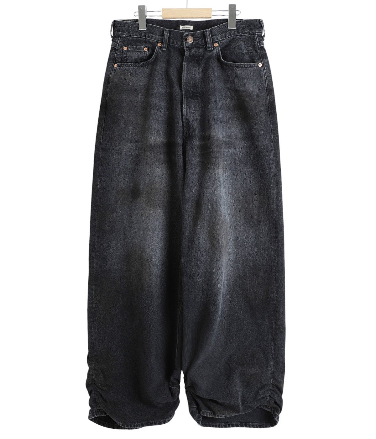 refomed / FRESH MAN DENIM WIDE PANTS by EDWIN “USED“