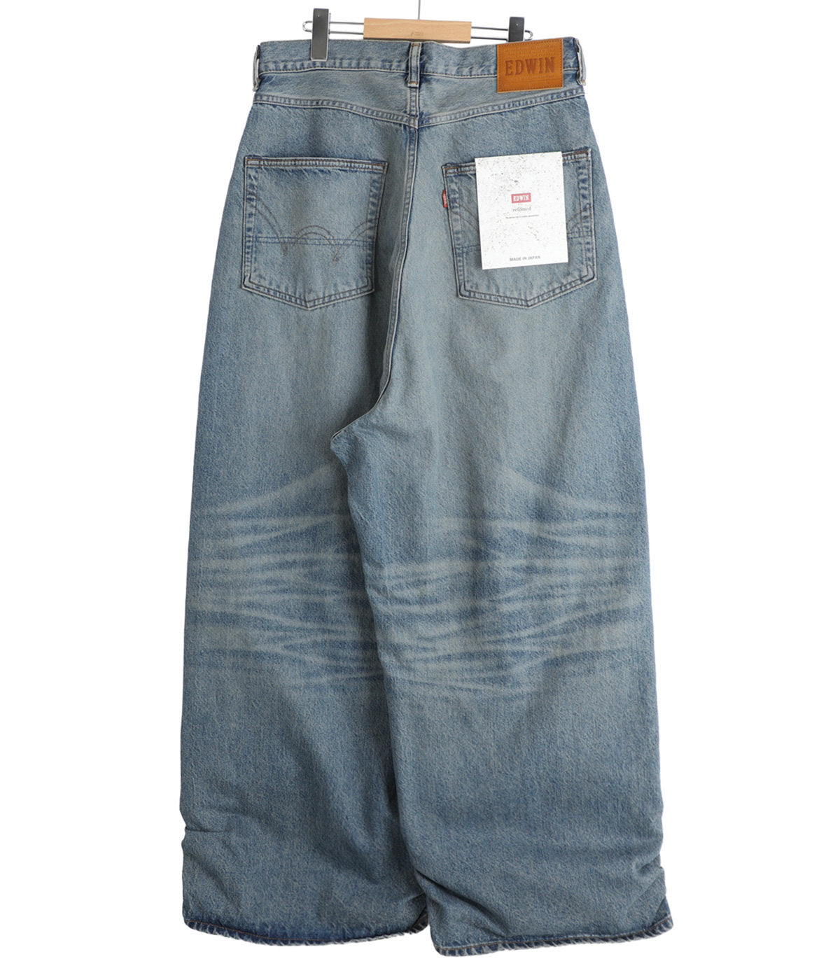 refomed / FRESH MAN DENIM WIDE PANTS by EDWIN “USED“