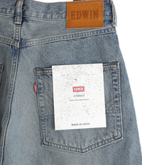 refomed / FRESH MAN DENIM WIDE PANTS by EDWIN “USED“