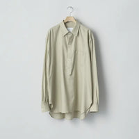 ssstein 25AW Cotton/Silk Oversized Pullover Shirt