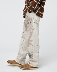 BOWWOW 25AW PAINTER'S PAINT STAINED PAINTER PANTS