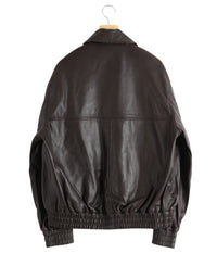 STUDIO NICHOLSON / LEATHER BOMBER JACKET - PISTON -