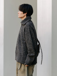 SEEALL 25AW ZIP PULL SWEATER