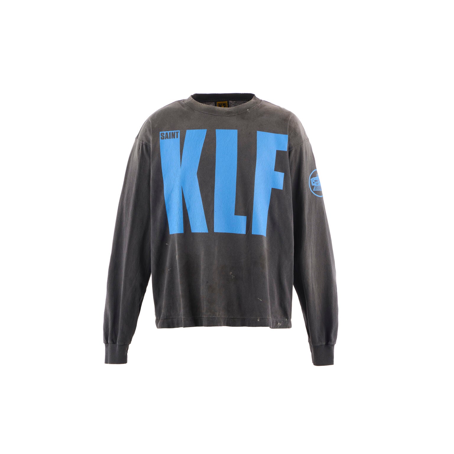 SAINT Mxxxxxx x THE KLF / KLF_LS TEE_BLUE KLF