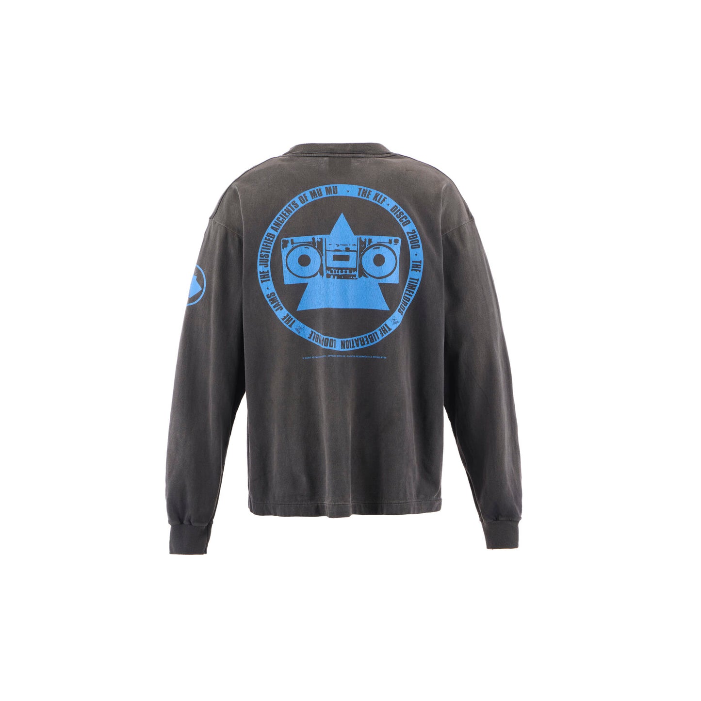 SAINT Mxxxxxx x THE KLF / KLF_LS TEE_BLUE KLF