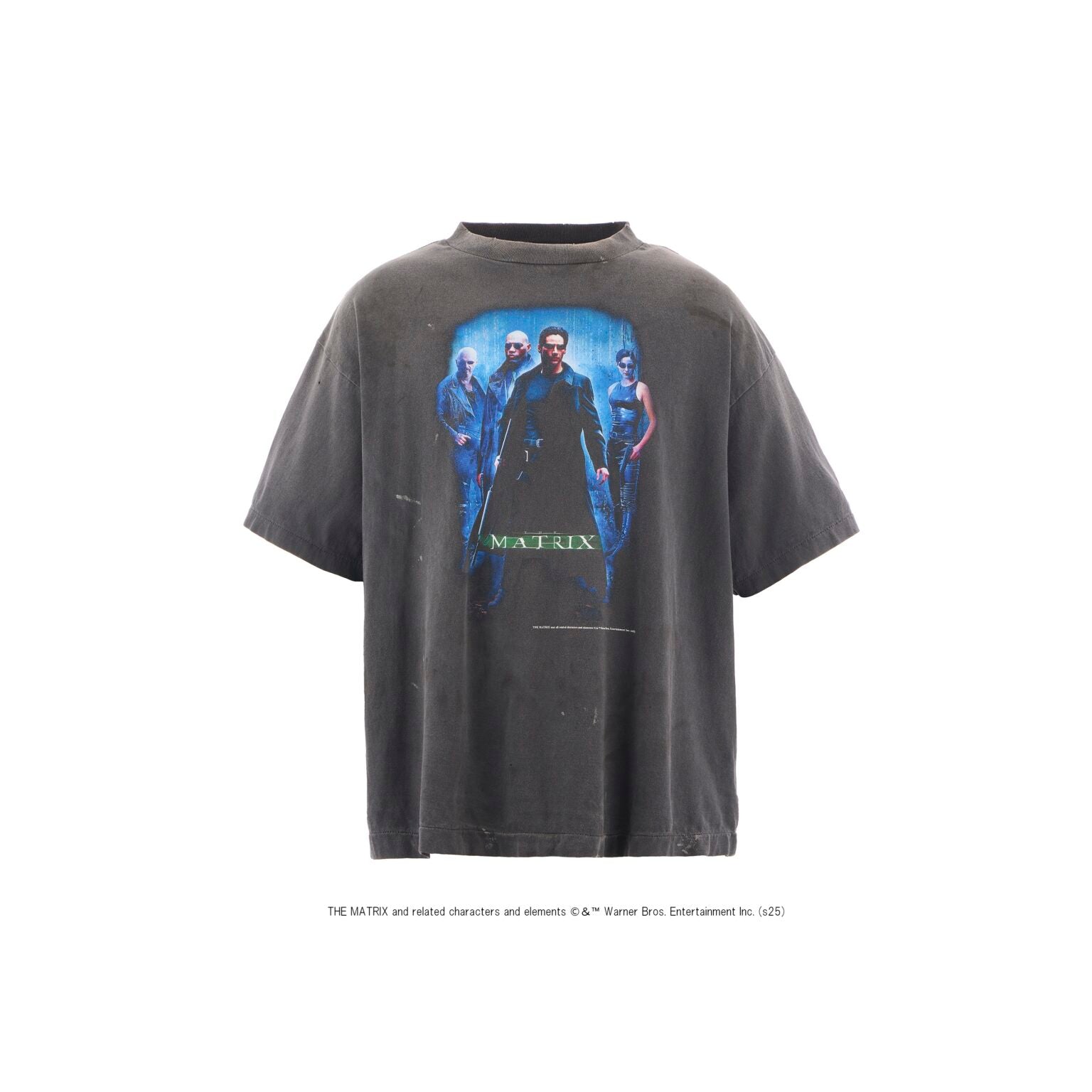SAINT Mxxxxxx x THE MATRIX / MTRX_SS TEE_THE MATRIX GREEN LOGO