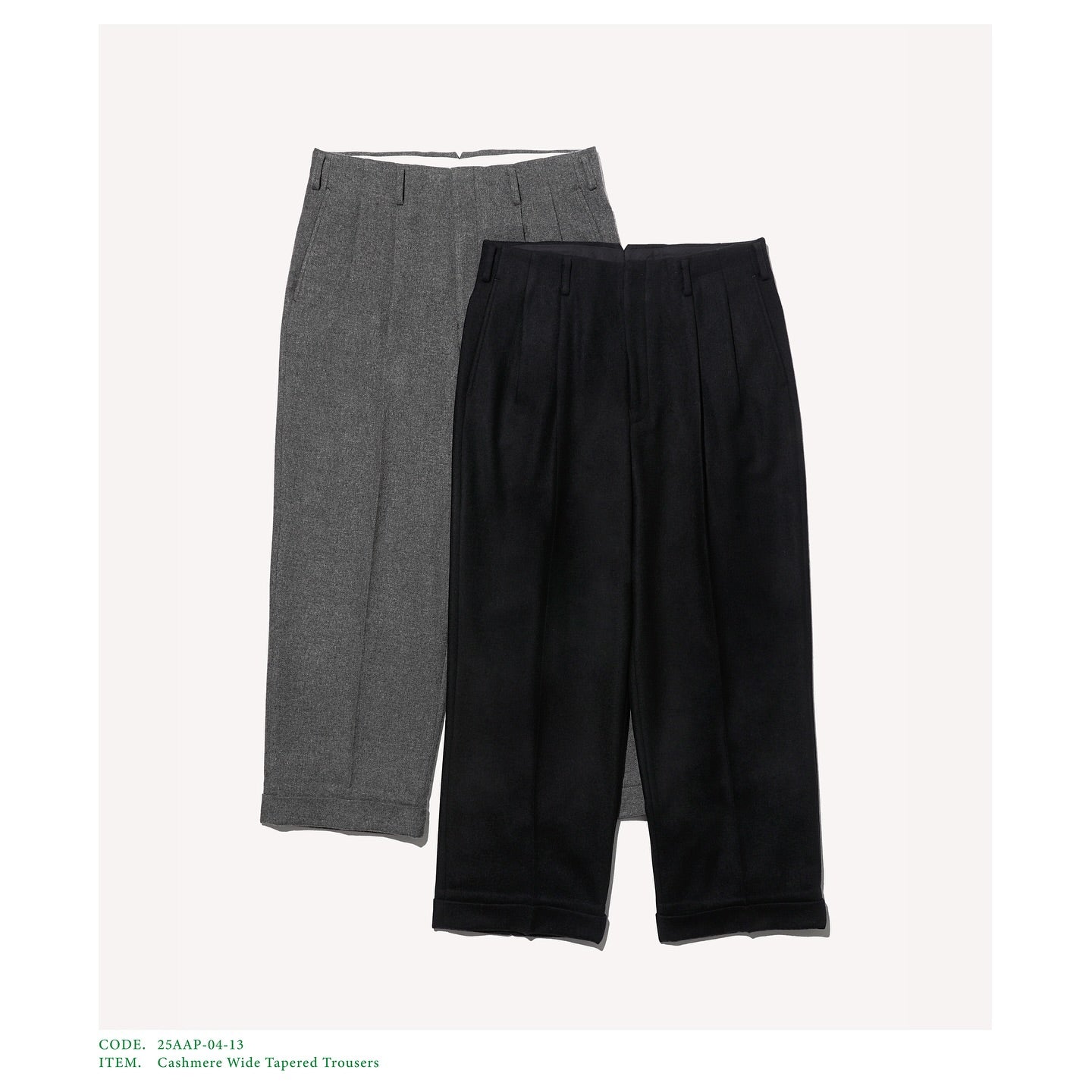abcA.PRESSE 25ss Wool Trousers １ A.PRESSE 