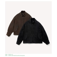 A.PRESSE 25AW Cashmere Silk Double Faced Pile Driving Jacket