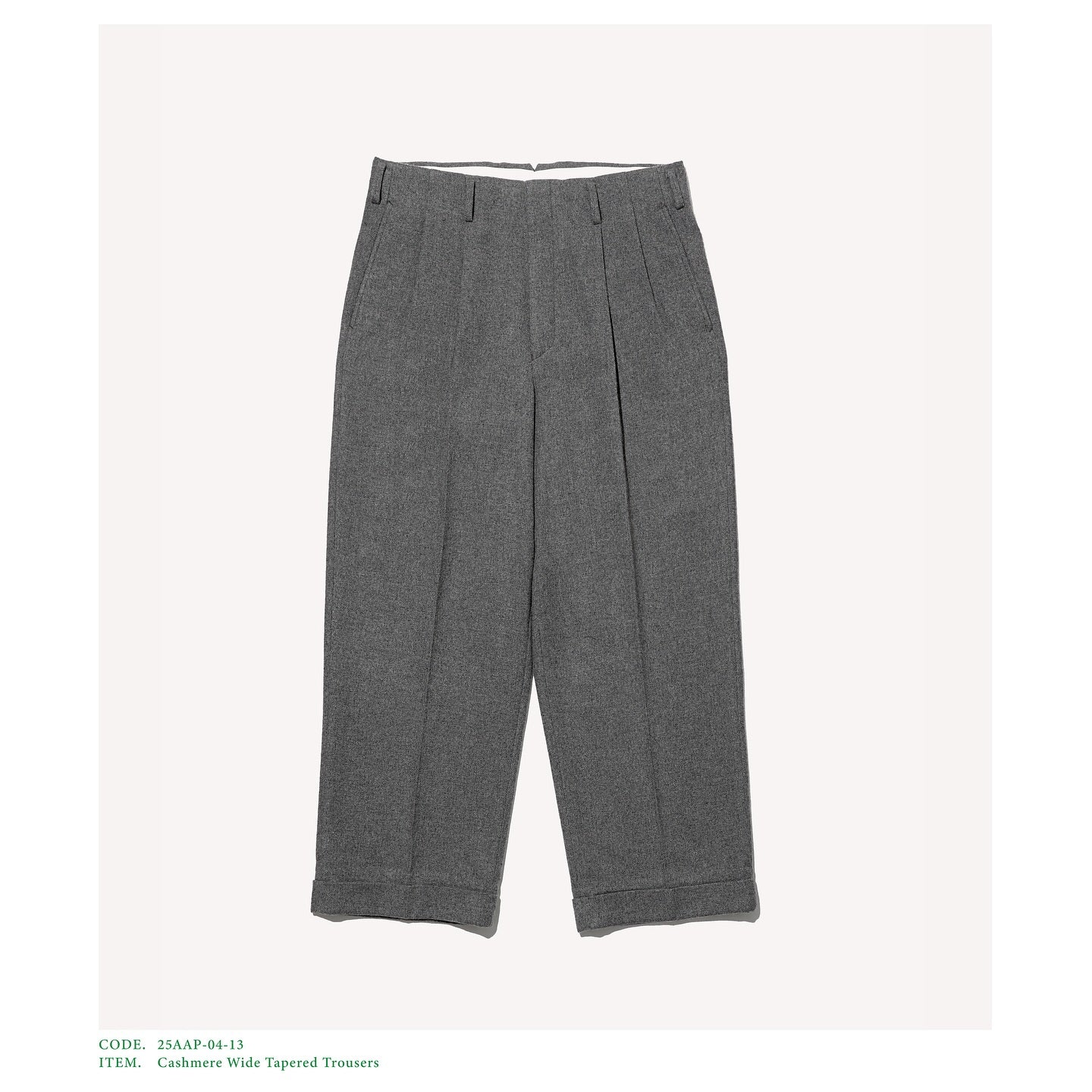 abcA.PRESSE 25ss Wool Trousers １ A.PRESSE 