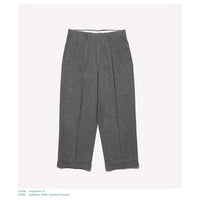 A.PRESSE 25AW Cashmere Wide Tapered Trousers