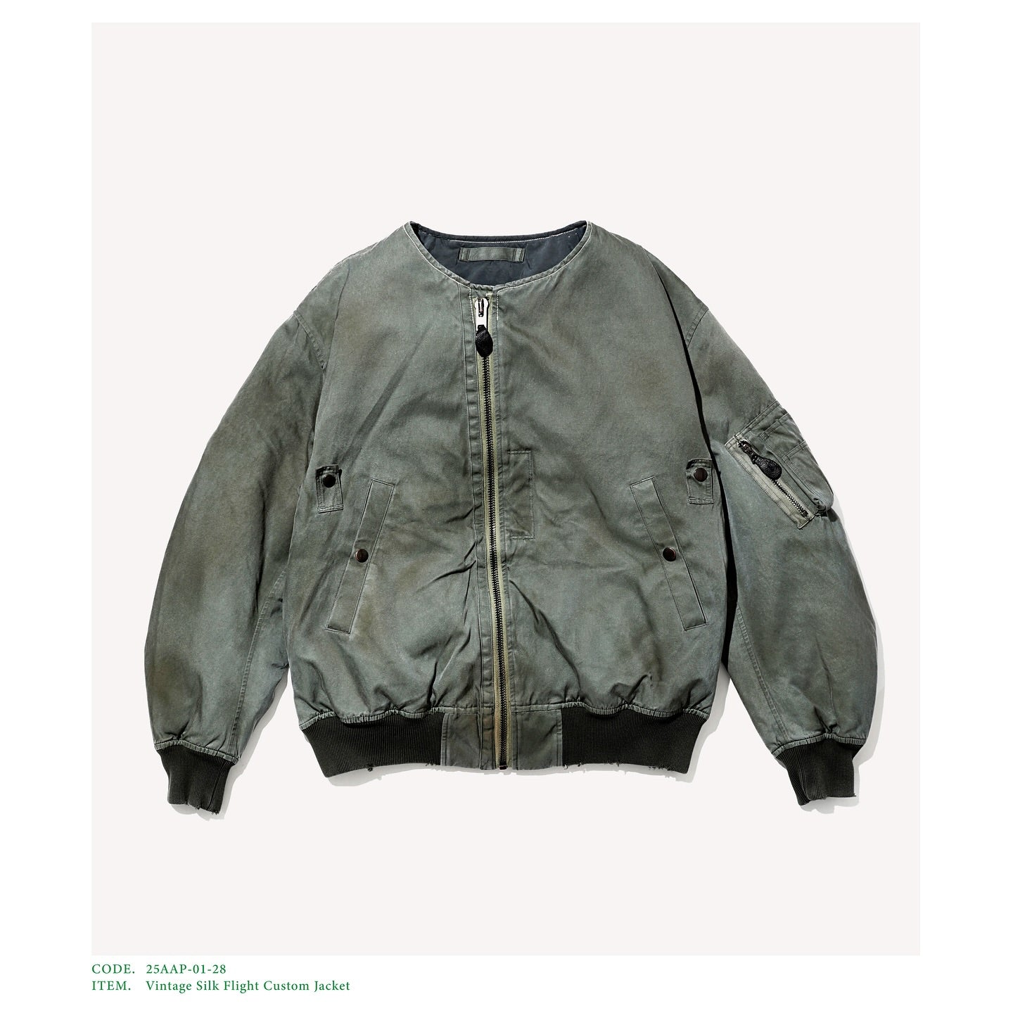 ジャケット・アウター 25ss a.presse Vintage Silk Flight Jacket 25ss a.presse Vintage Silk Flight Jacket - メルカリ