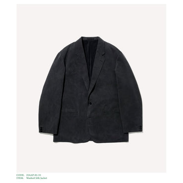 A.PRESSE 25AW Washed Silk Jacket