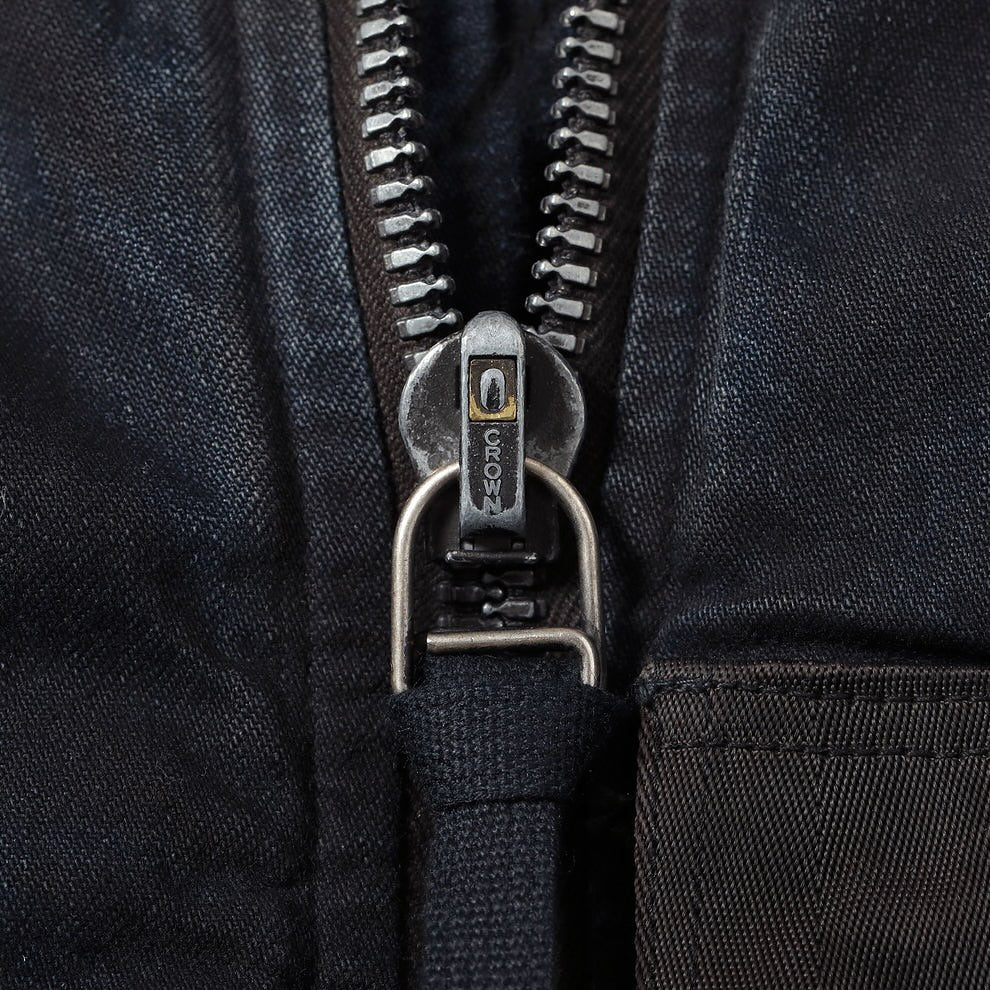 Gold / GL15855H / CLIMASHIELD PADDING 10oz. DENIM MA-1 PIGMENT PAINTED