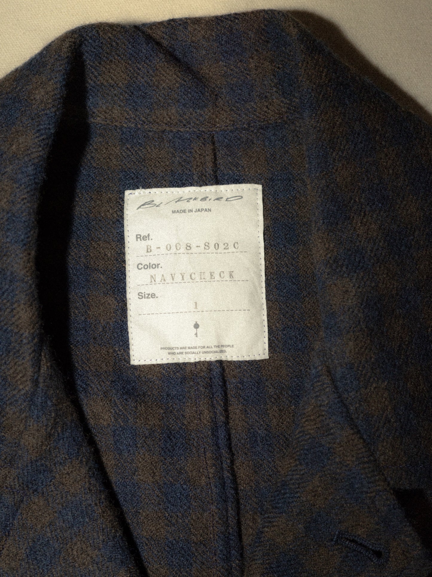 BLACKBIRD for WILD LIFE TAILOR / EX 3 Buttons Shirt jacket