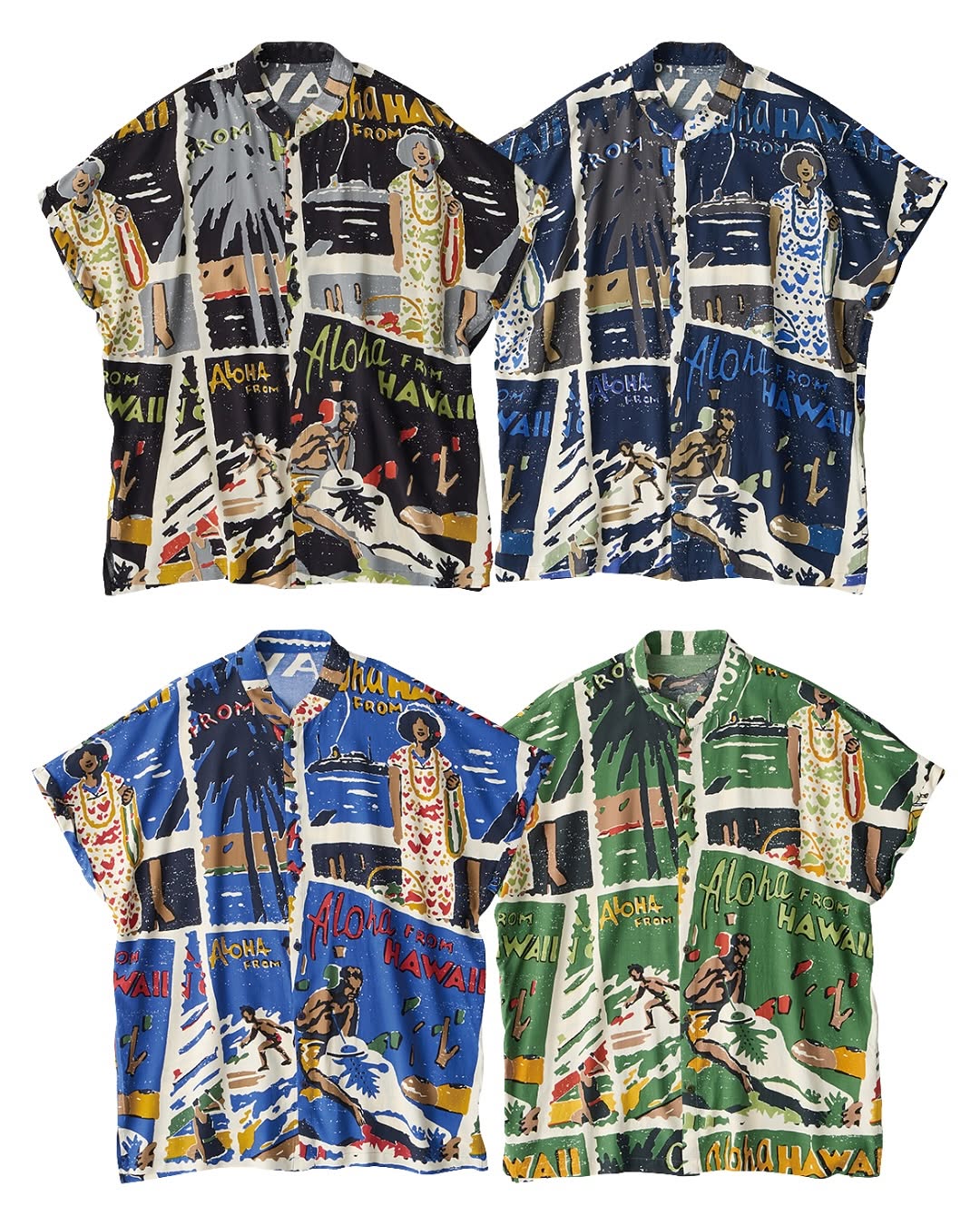 Porter Classic / HAWAIIAN OUTDOOR ALOHA BLOUSE