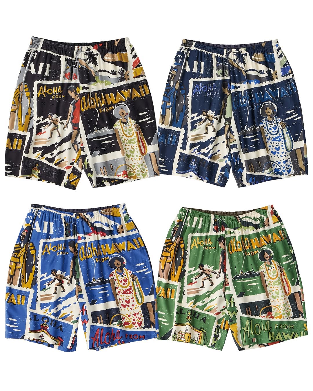 Porter Classic / HAWAIIAN OUTDOOR ALOHA SHORTS