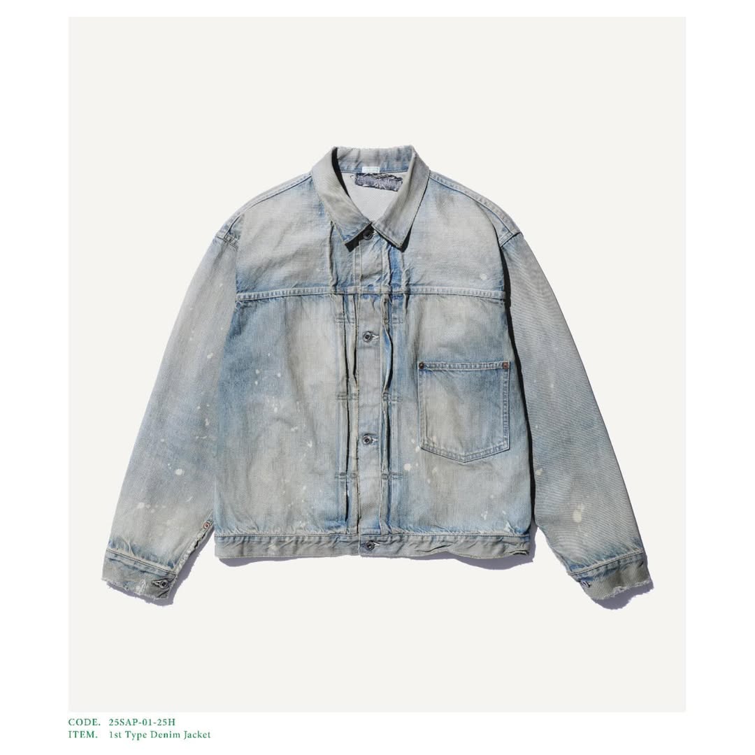 A.PRESSE 25SS 1st Type Denim Jacket