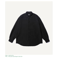 A.PRESSE 25SS Silk Cotton Oxford Regular Collar Shirt