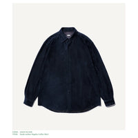 A.PRESSE 25SS Suede leather Regular Collar Shirt