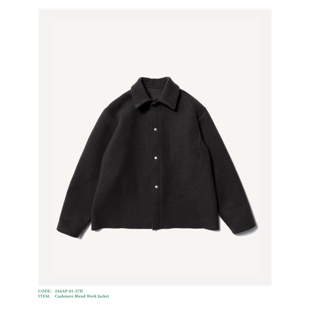 A.PRESSE 24AW Cashmere Blend Work Jacket