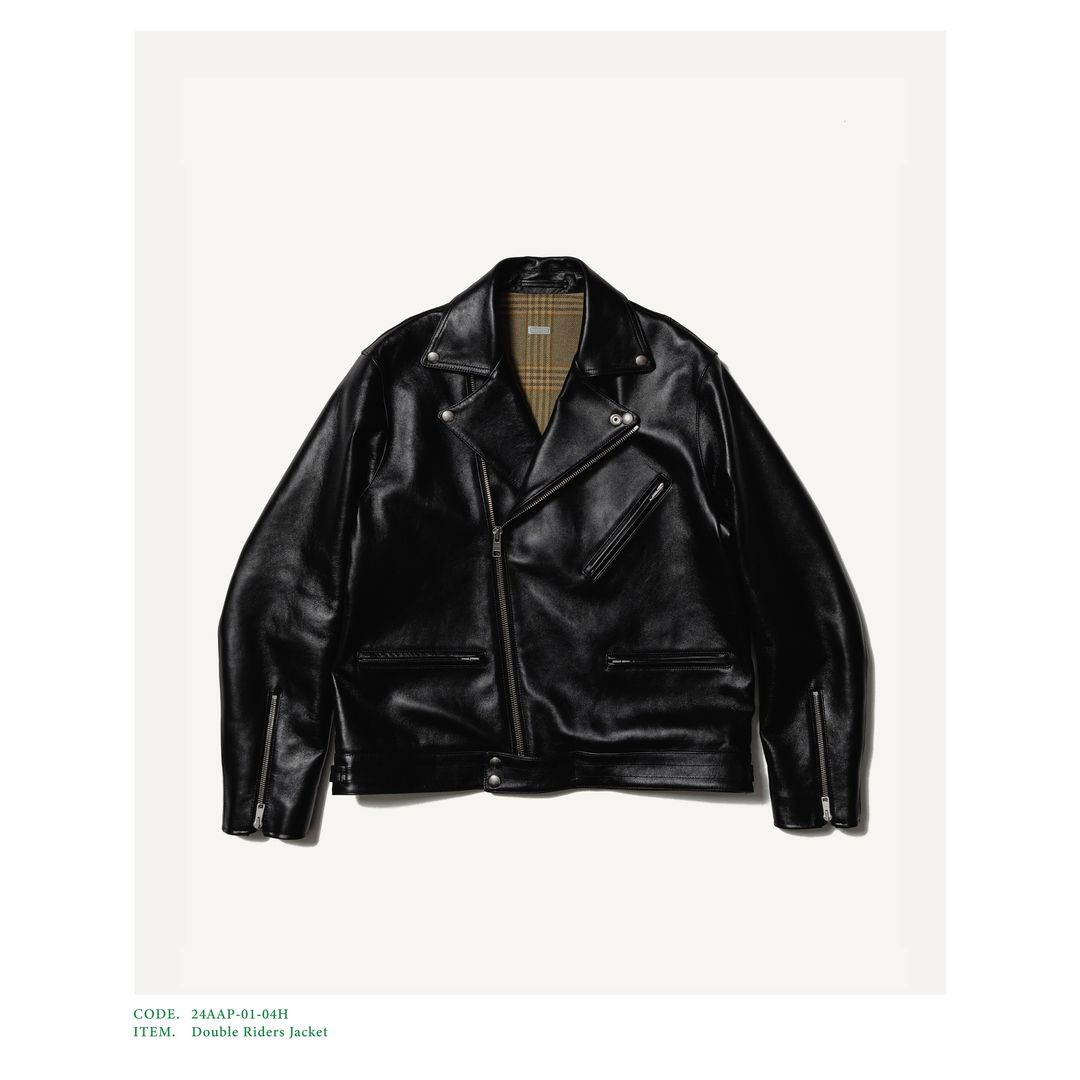 A.PRESSE 24AW Double Riders Jacket