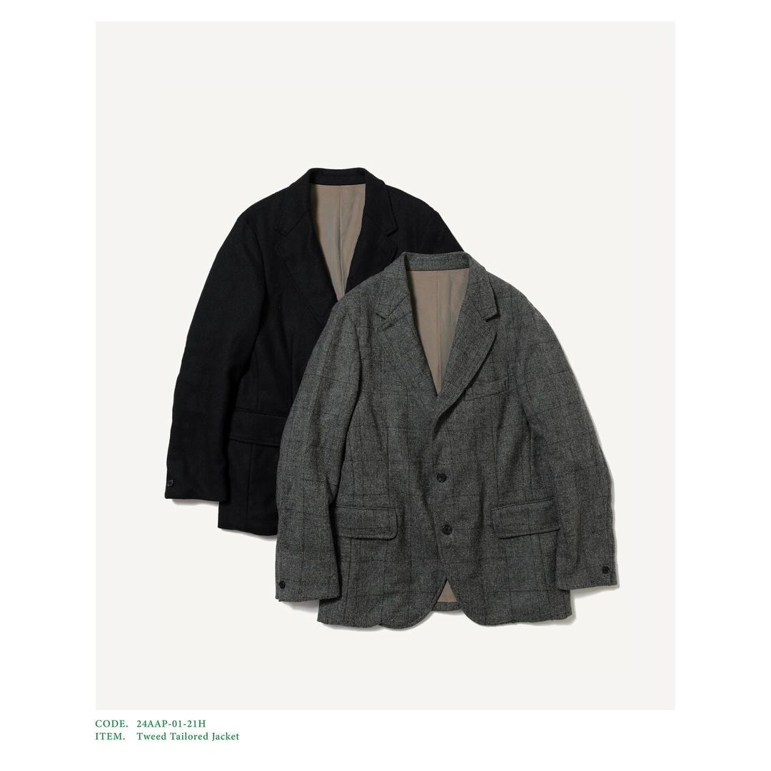 A.PRESSE 24AW Tweed Tailored Jacket