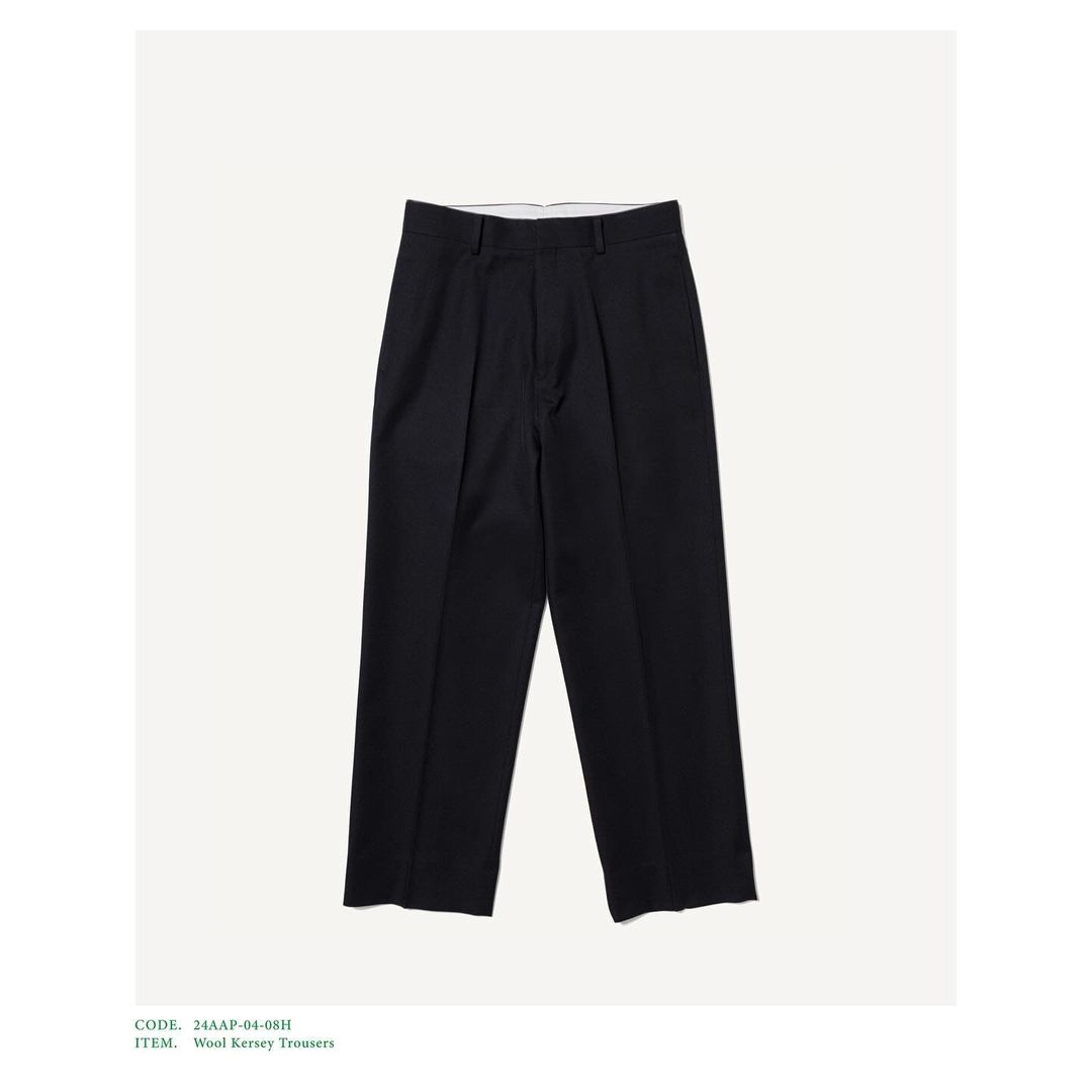 A.PRESSE 24AW Wool Kersey Trousers