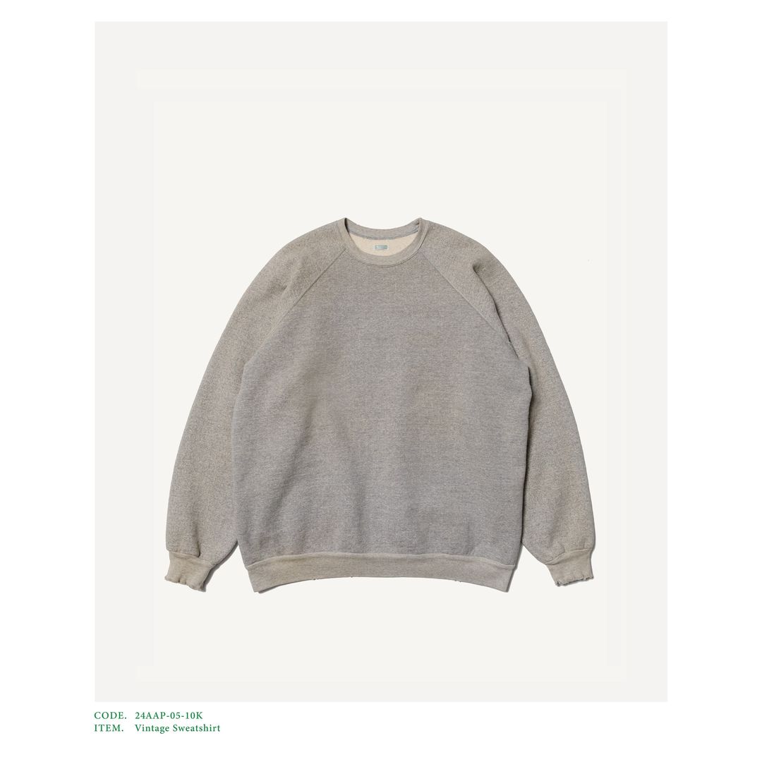 A.PRESSE 24AW Vintage Sweatshirt