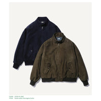 A.PRESSE 25SS Suede leather Harrington Jacket