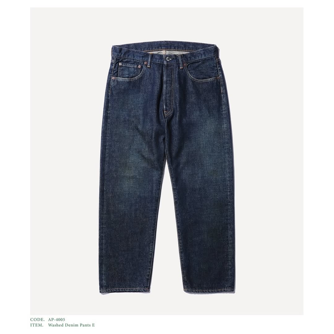 A.PRESSE 25SS Washed Denim Pants E