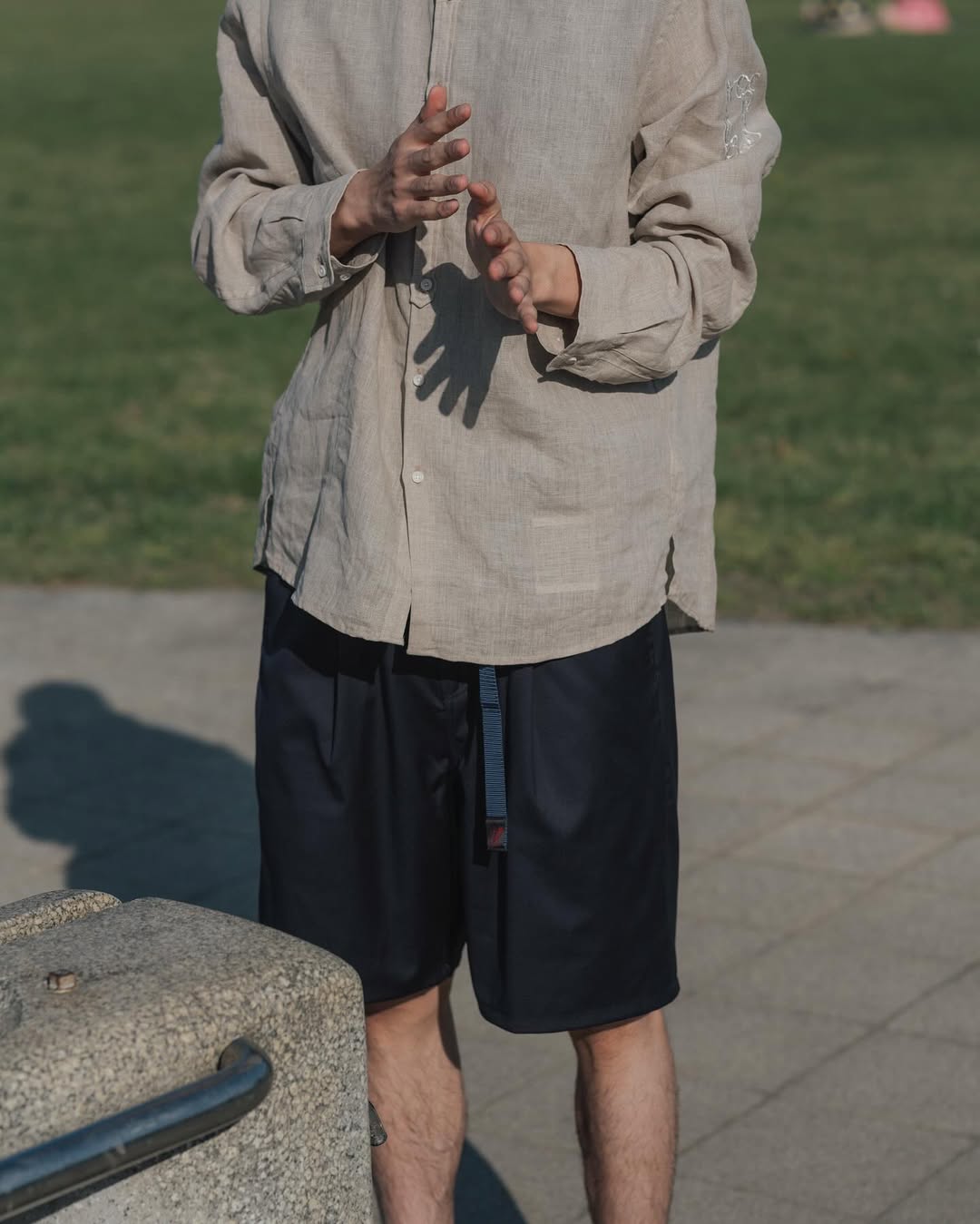nonnative x Gramicci / WALKER EASY SHORTS LORO PIANA "365" MERINO WOOL