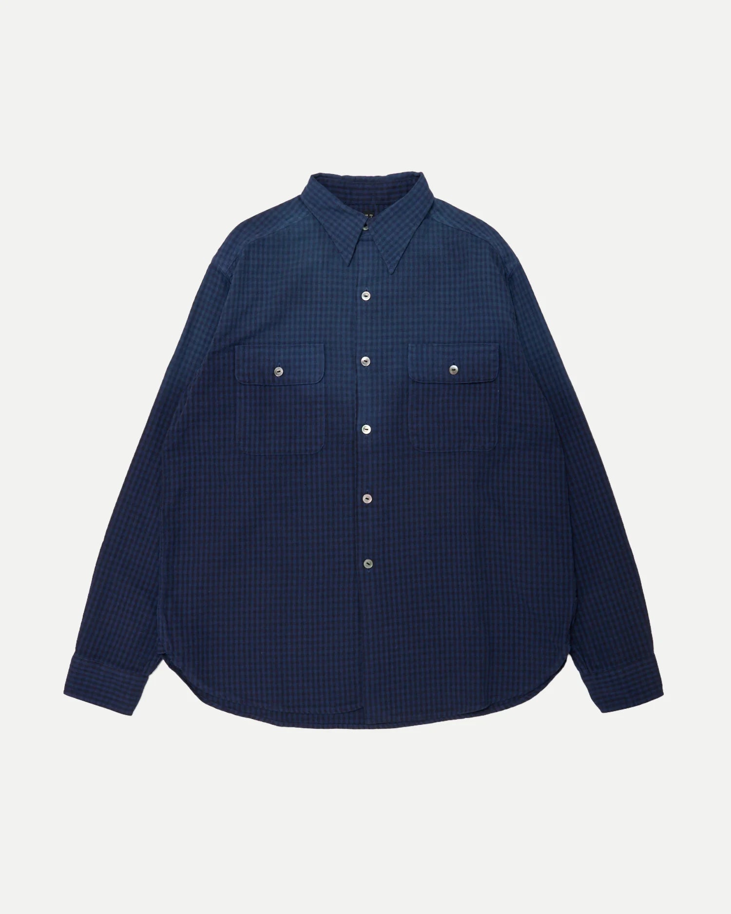 タイガタカハシ  24SS Lot 111 Work Shirtシャツ 16 青 Taiga Takahashi | Lot № 1 Tops