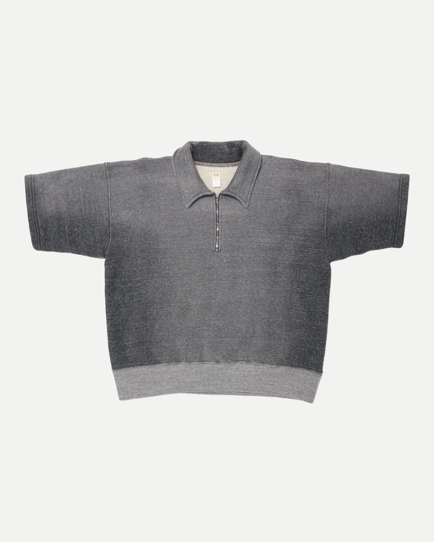 T.T 26SS LOT.621 HALF ZIP S/S SWEAT SHIRT