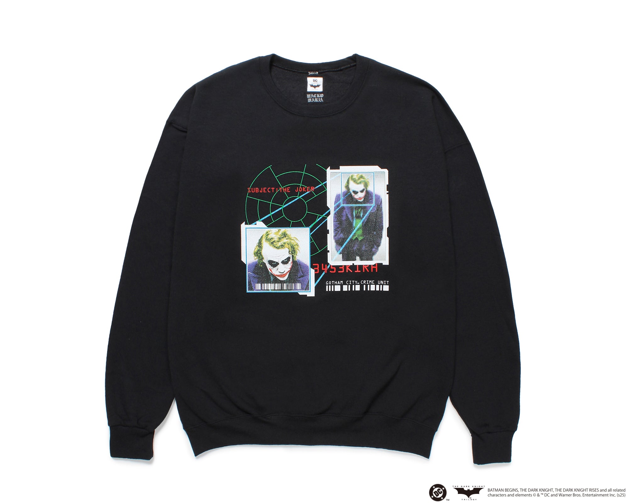 WACKO MARIA x THE DARK KNIGHT TRILOGY /SWEAT SHIRT