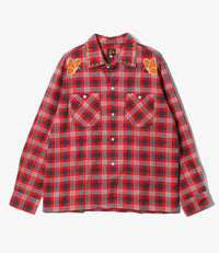 NEEDLES / One-Up Shirt - Printed Flannel / Plaid