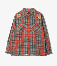 NEEDLES / One-Up Shirt - Printed Flannel / Plaid