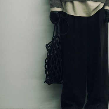ssstein 25AW Para Cord Hand Knit Bag