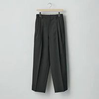 ssstein 25AW Two Tuck Easy Trousers(2/90 WOOL GABARDINE)