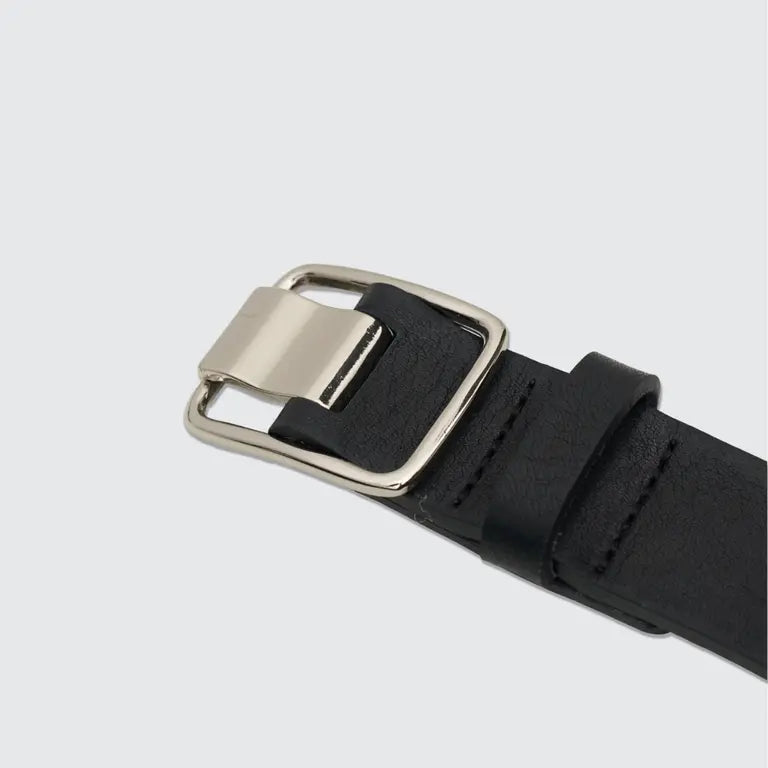 YOKE 25AW Wide Leather Belt