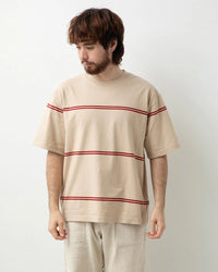 blurhms 25SS C/NAPP BORDER PLAIN TEE