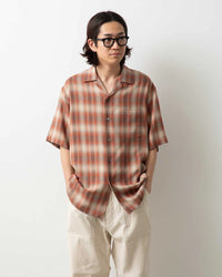 Ernie Palo 25SS Rayon Check S/S Shirt