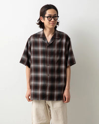 Ernie Palo 25SS Rayon Check S/S Shirt