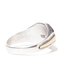 Hobo 24AW SIGNET RING 925 SILVER with BRASS