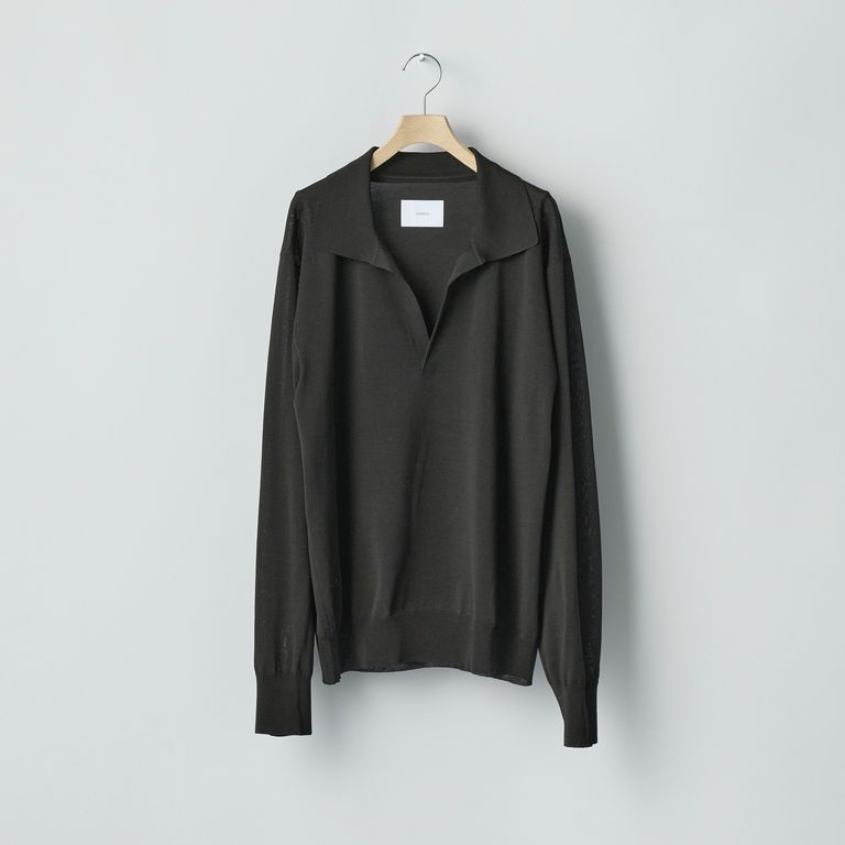 ssstein 25AW Wool/Silk Knit Skipper LS